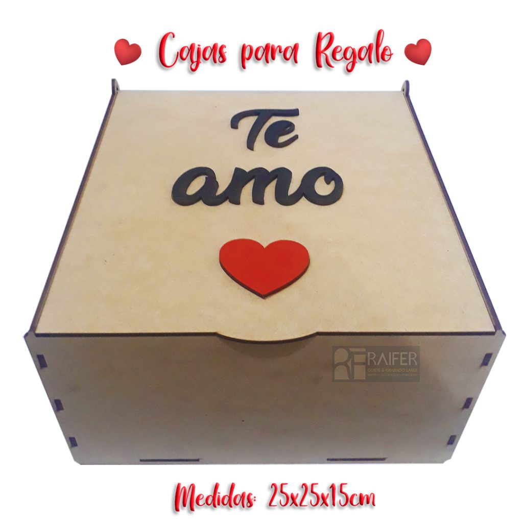 Cajas De Regalo 2 Modelos Y Tamaños Raiferlaser 9065