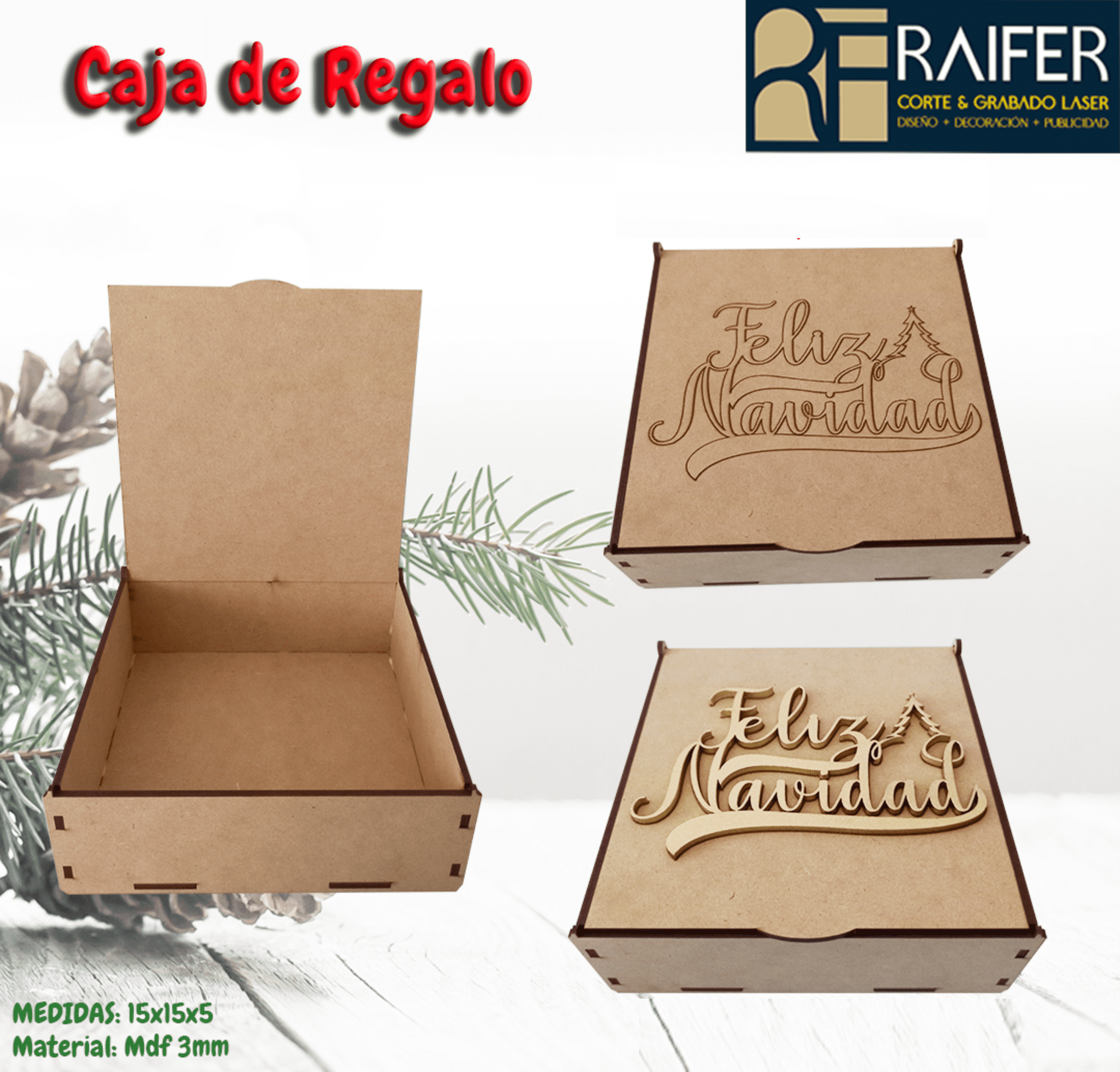 Caja De Regalo Raiferlaser 6781